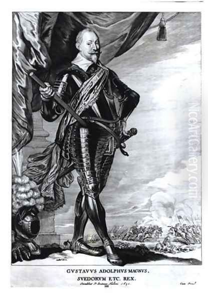 Portrait of Gustavus Adolphus the Great, King of the Swedes 1592-1632, 1650 - view 1