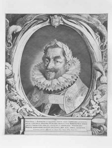 Portrait of Matthias, Holy Roman Emperor, between 1627-1644, etched by Pieter van Sompel by Pieter Claesz. Soutman