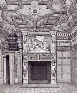 East View of the first floor of Sir Paul Pindars Bishopsgate Street, 1810 by John Thomas Smith