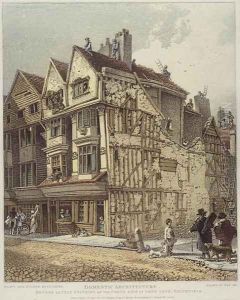 Houses lately standing on the North Side of Long Land, Smithfield, 1813 by John Thomas Smith