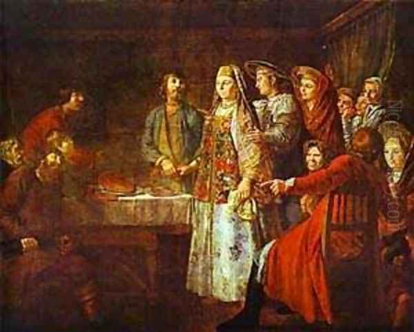 Signing of Marriage Contract 1777 - view 1