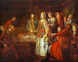 Signing of Marriage Contract 1777
