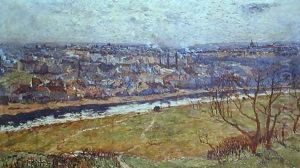 View of Prague from Ladvi by Antonin Slavicek