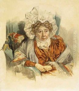 Portrait of Natalia Zagriazhskaya by Pyotr Fyodorovich Sokolov