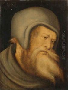 Head of a Bearded Man Apostle, 1511 by Hans the Younger Schaufelein