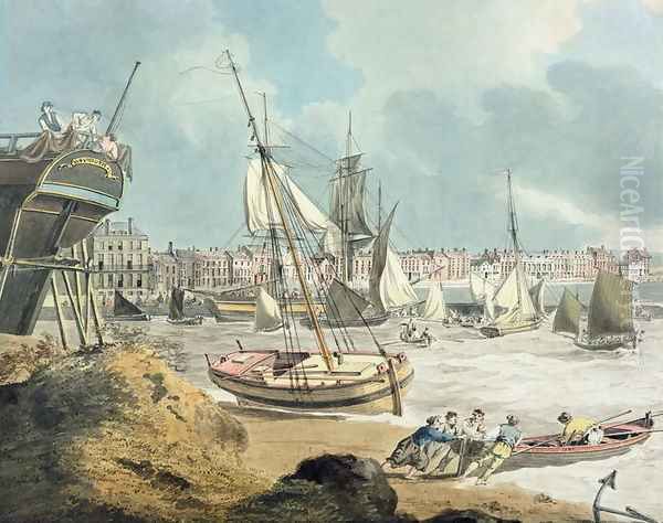 Harbour at Weymouth, Dorset, 1805 - view 1