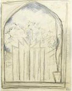 Untitled (study For The Christmas Theme) by Joseph Stella