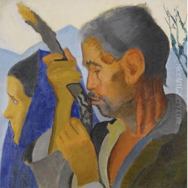The Flute Player - view 1