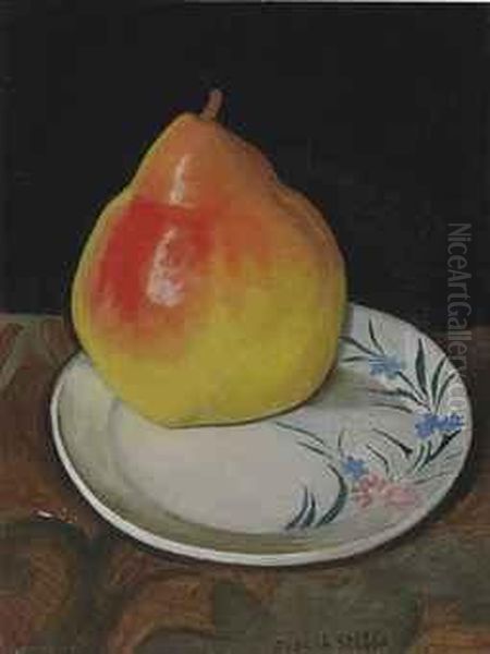 Pear On A Plate - view 1