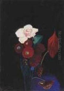 Still Life With Rose by Joseph Stella