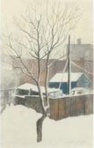 Winter Backyards by Joseph Stella