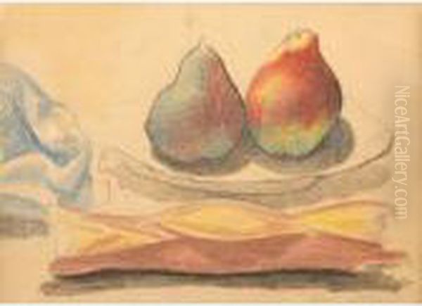 Still Life With Pears And Bread - view 1