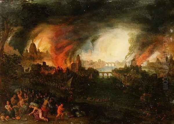 The Burning of Troy - view 1