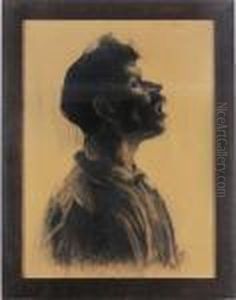 Sketch Of Man Drinking
