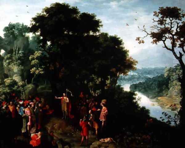 St. John Preaching in the Wilderness - view 1