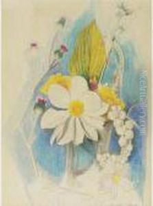 Study Of Flowers by Joseph Stella