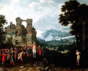 The Martyrdom of St. Sebastian by Pieter Schoubroeck