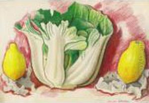 Lettuce And Lemons by Joseph Stella