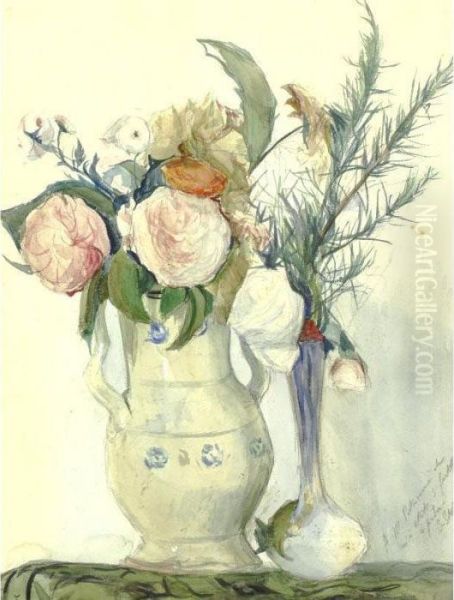 Still Life With Flowers In A Pitcher - view 1