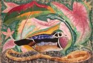 Waterlily And Woodduck by Joseph Stella