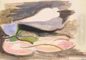 Waterlily And Bird by Joseph Stella