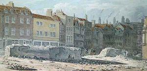 View of the Remains of Old London Wall, 1817 by Robert Blemell Schnebbelie