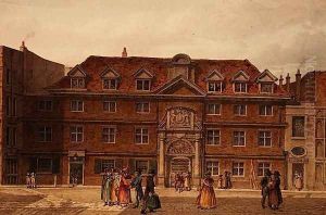 Blackwell Hall, King street, Cheapside, 1819 by Robert Blemell Schnebbelie