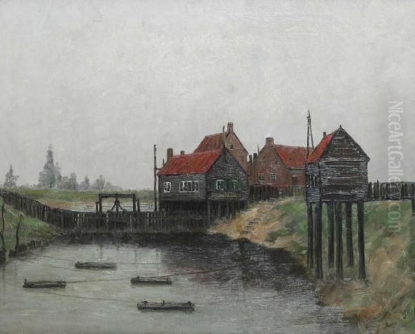 Sas Met Viskooien Langs De Schelde - view 1