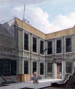Old Saddlers Hall, Cheapside, City of London, 1821 by Robert Blemell Schnebbelie