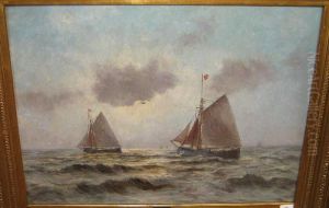 Deux Schooners A La Mer Deux Schooners A La Mer