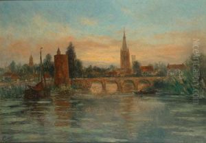 Het Minnewater Te Brugge.