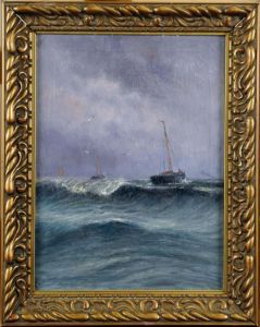 Marine Par Gros Temps by Romain Steppe