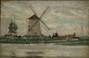 Landschap Met Molen. Landschap Met Molen.
