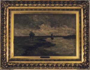 Boats In A Riverbed by Romain Steppe