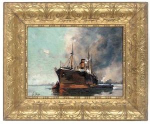 Meeting The Steamer by Romain Steppe