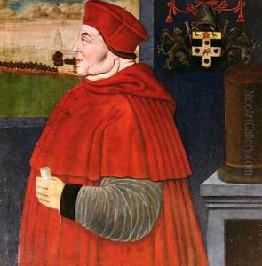Portrait of Thomas Wolsey c.1475-1530 by Sampson Strong