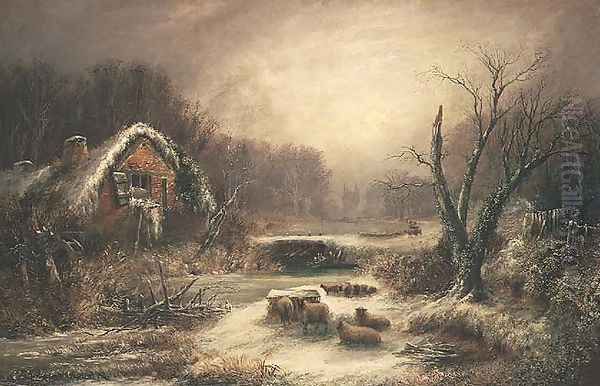 A Wooded Winter Landscape, 1857 - view 1