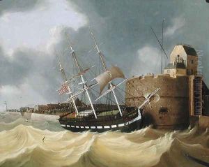Having a Close Call, 1843