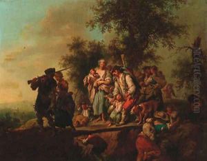 Soldiers returning from battle