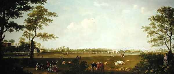 A View of the Old Bridge, Walton-on-Thames - view 1