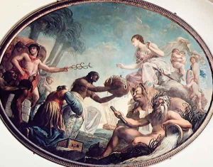 Foster 245 The East offering its riches to Britannia, 1778 by Roma Spiridione