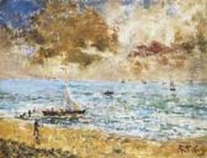 Vue Sur La Plage by Aime Stevens