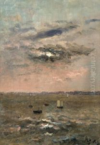 Marine Par Ciel Rose by Aime Stevens
