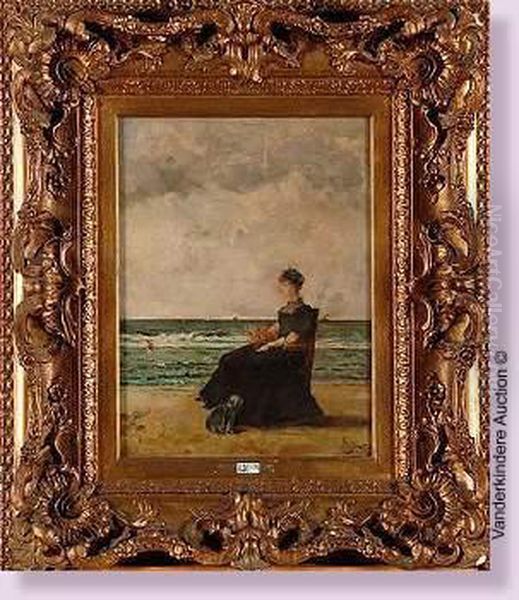 Elegante Assise Sur La Plage - view 1