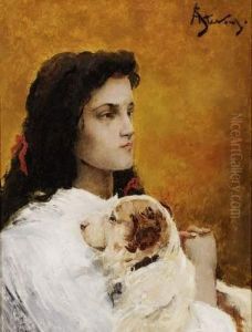 Jeune Femme Et Son Chien Jeune Femme Et Son Chien