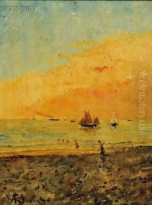 Figures By The Shore by Aime Stevens