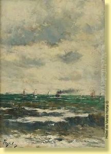 Regate En Mer Du Nord by Aime Stevens