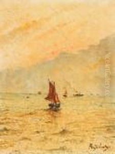 Bateaux En Mer by Aime Stevens