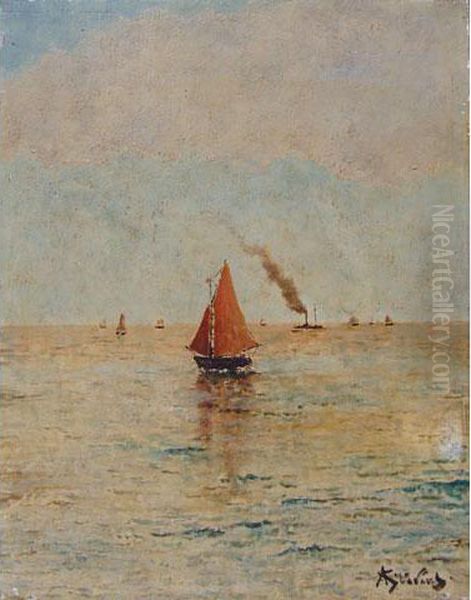 Bord De Mer. Huile Surpanneau - view 1