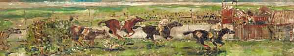 The home strait, Dieppe racecourse - view 1